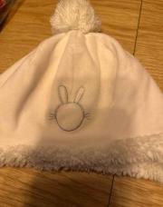 Bonnet blanc 6/12mois