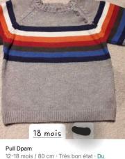 Pull dpam 18 mois