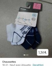 Chaussettes 19-22 neuves