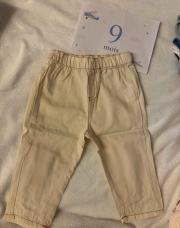 Pantalon beige fin 9 mois Kiabi 