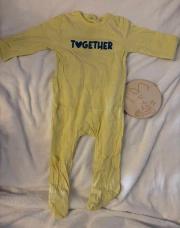 Pyjama fin 6 mois jaune togheter 