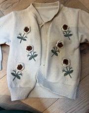 Gilet fleurs 