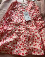 Robe petit cœur 18 mois nouveau 