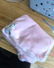 Couverture okaidi petit hibou 