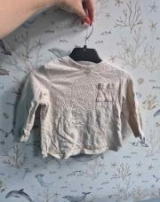 T shirt beige  LM 9M kiabi