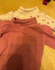Lot 2 col roulé rose 18/24mois