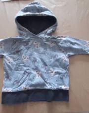 Pull gris souris fait main