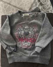 Pull Kenzo gris et rose 