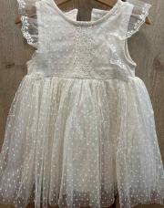 Robe beige fête 