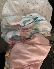 Lot de 3 drap pour cododo 