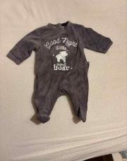 Pyjama gris ours