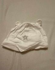 Bonnet blanc étoile 