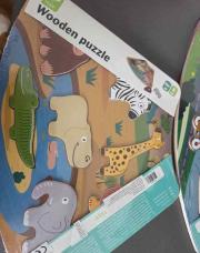 Puzzle en bois animaux