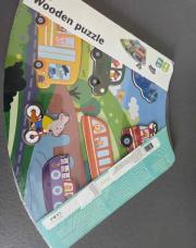 Puzzle en bois vehicule