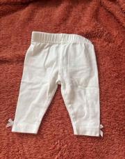 Legging blanc noeud t0