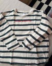 Blouse lignée verte - 98cm