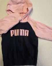 Gilet Puma rose et bleu 18 mois