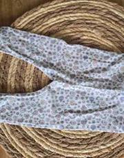 Legging blanc fleuri 