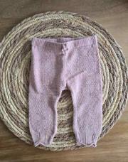 Legging rose maille 