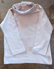 9 mois sous pull rose TQF fermeture pression arrière 