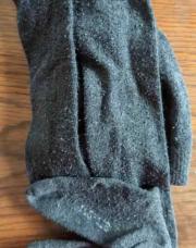 5/6 ans collant gris en laine 