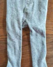 80/86 collant gris clair en laine Baby tights 