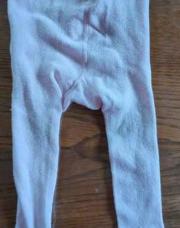 80/86 collant rose clair en laine Baby tights 