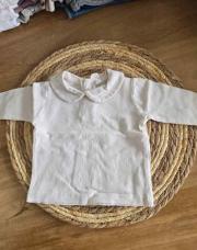 Sous pull beige petit col 