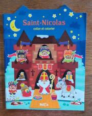 4+ St Nicolas coller et colorier édition ballon 
