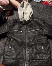 Veste similicuir 98cm