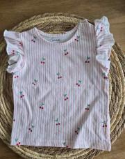 T-shirt cerise petites manches 