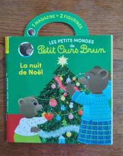 Petit ours brun la nuit de Noël avec 2 figurines Ed Bayard 