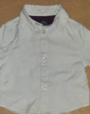 Chemise blanche, mini rebelle, 12 mois