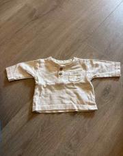 T-shirt manches longue beige ligne zeeman taille 50
