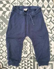 Jogging mailles bleu 