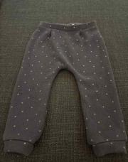 Pantalon polaire gris et doré 