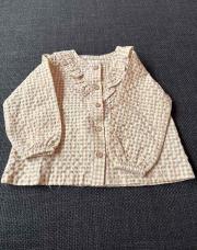 Chemise jaune et blanche 