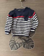 Pull lignés inextenso taille 74