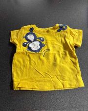 T-shirt jaune singe taille 50/56