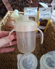 Gourde d'apprentissage beige
