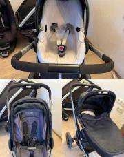 Poussette trio MAXICOSY mura plus 3 + accessoires 