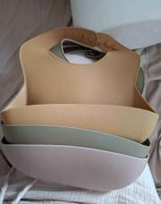 Bavoir silicone kaki