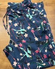 Pantalon Garcia bleu motif 