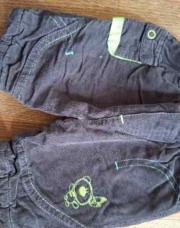 1 mois pantalon velours 