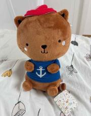 Peluche sergent major seule avec étiquette 
