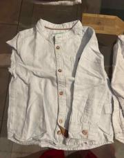Chemise bleu  obaibi-23 mois 