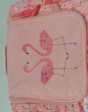 Trousse de toilette Lassig corail flamants roses
