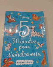 Livre Bleu Disney 5 minutes pour s'endormir 