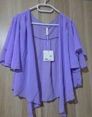 Gilet dentelle Mauve neuf XL