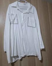 Chemise blanche pochette pailette 